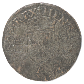 France - Henri II (1549-1559), Douzain aux croissants