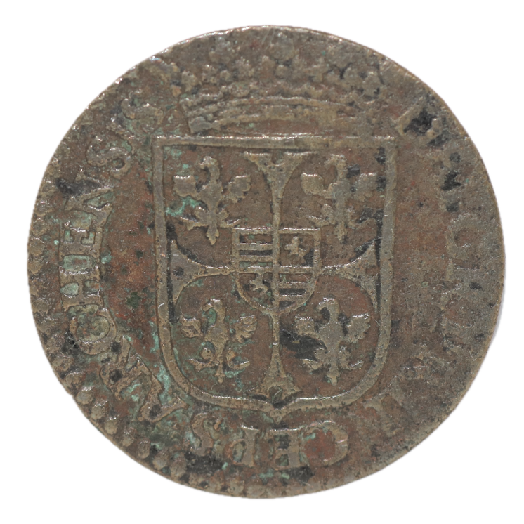 France - Charles Ier de Gonzague, Liard, 1613