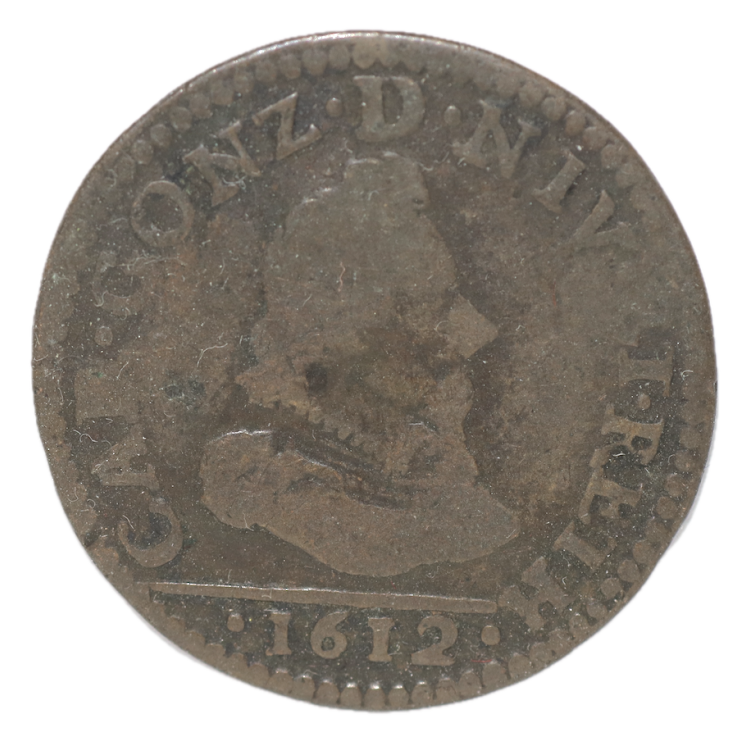 France - Charles Ier de Gonzague, Liard, 1613