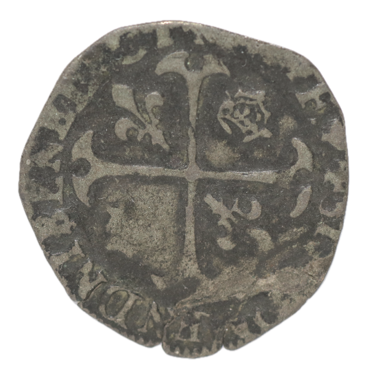 France - Henri III (1574-1589), Douzain aux deux H, atelier de Lyon