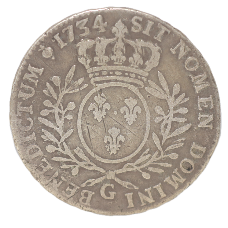 France - Louis XV (1715-1775), 1/2 Ecu, 1730 G