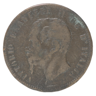 Italie - Victor Emmanuel II (1861-1878), 10 Centesimi 1867
