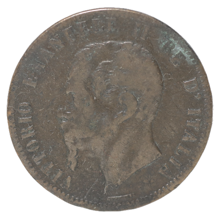 Italie - Victor Emmanuel II (1861-1878), 10 Centesimi 1867