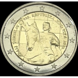 2025 - Croatie, 2 euros, Tomislav Ier et les 1100 ans du royaume de Croatie