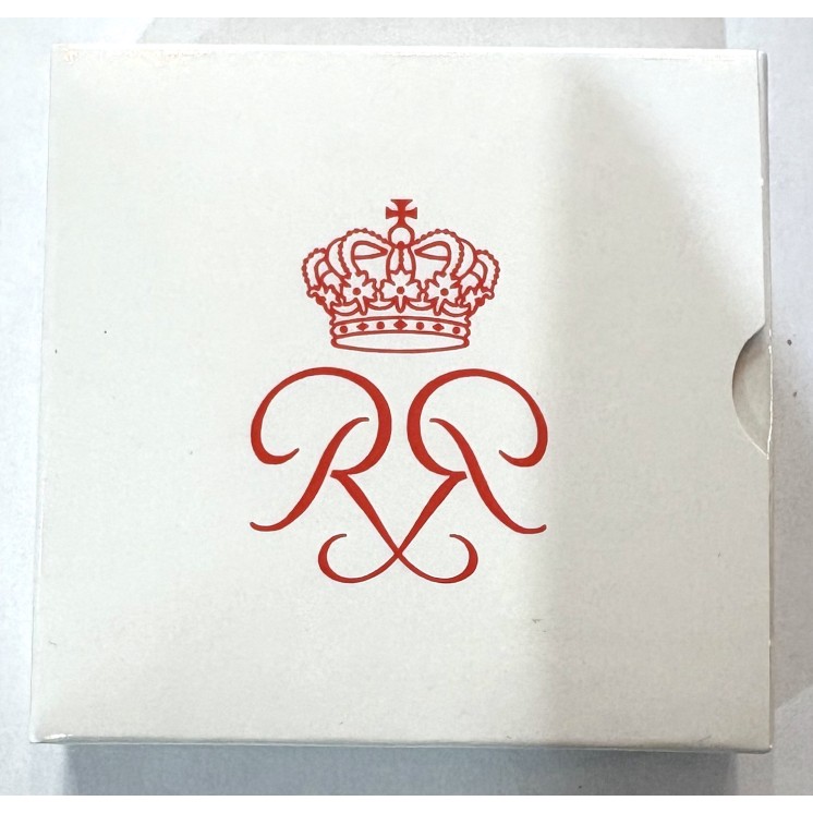 2 Euros Monaco 2023, 100 ans de Rainier III, Coffret Rouge réservé aux monégasques