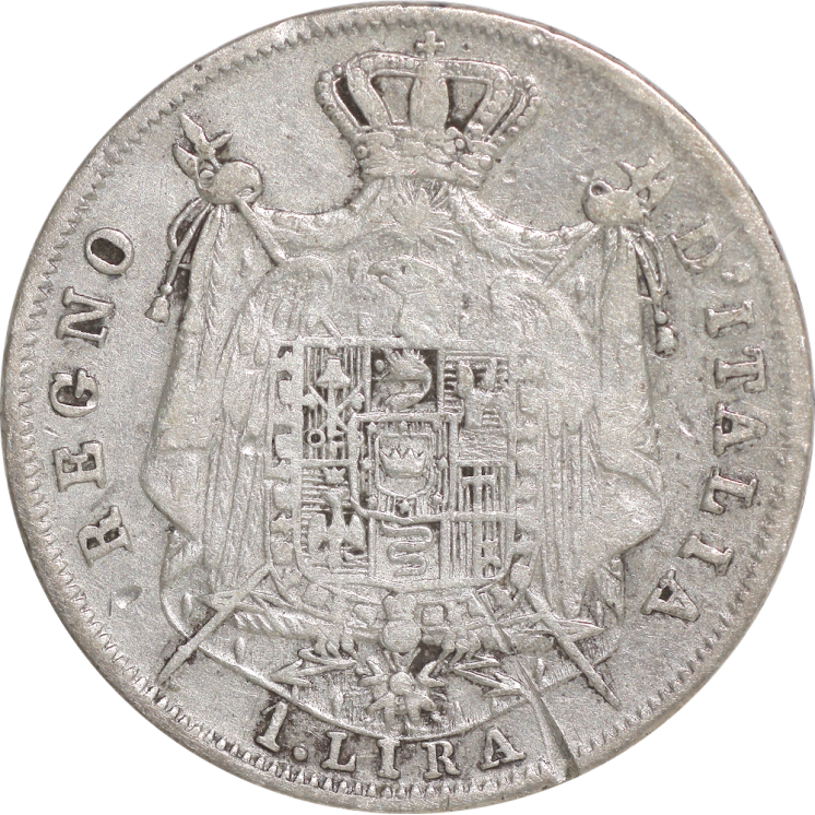 Italie - Napoléon Ier, 1 Lire 1811 B