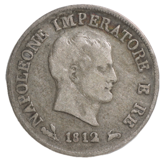 Italie - Napoléon Ier (1804-1814), 10 Soldi 1812 B
