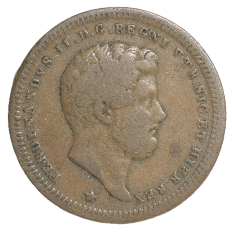 Italie - Ferdinand II, 2 Tornesi 1842