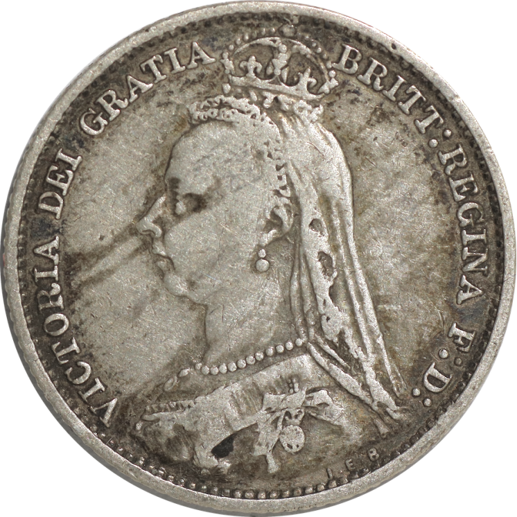 Royaume-Uni - Victoria, 6 Pence 1890