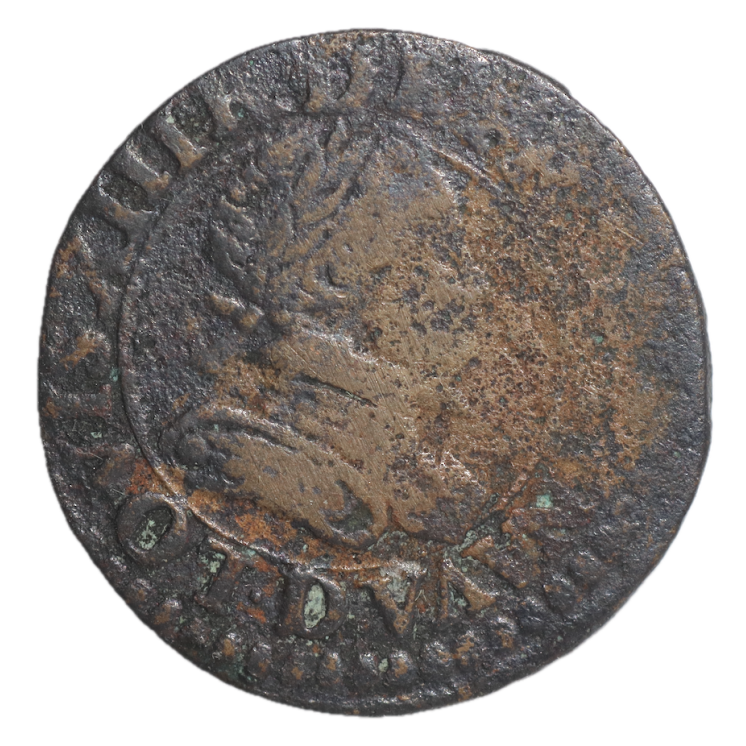 France - Louis XIII (1610-1643), Double Tournois, 1615 D