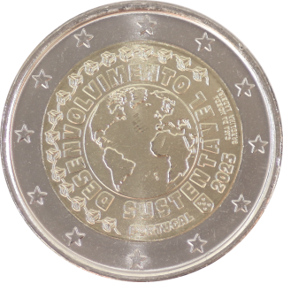 2025 - Portugal, 2 euros, Développement Durable