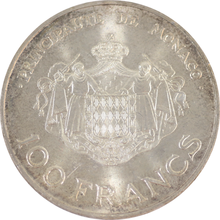 Monaco - Rainier III, Albert, 100 Francs 1982