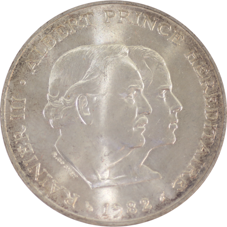Monaco - Rainier III, Prince Albert, 100 Francs 1982