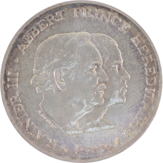 Monaco - Rainier III, Prince Albert, 100 Francs 1982