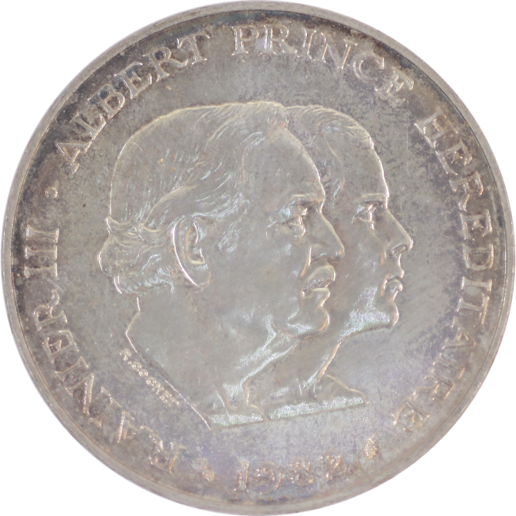 Monaco - Rainier III, Prince Albert, 100 Francs 1982