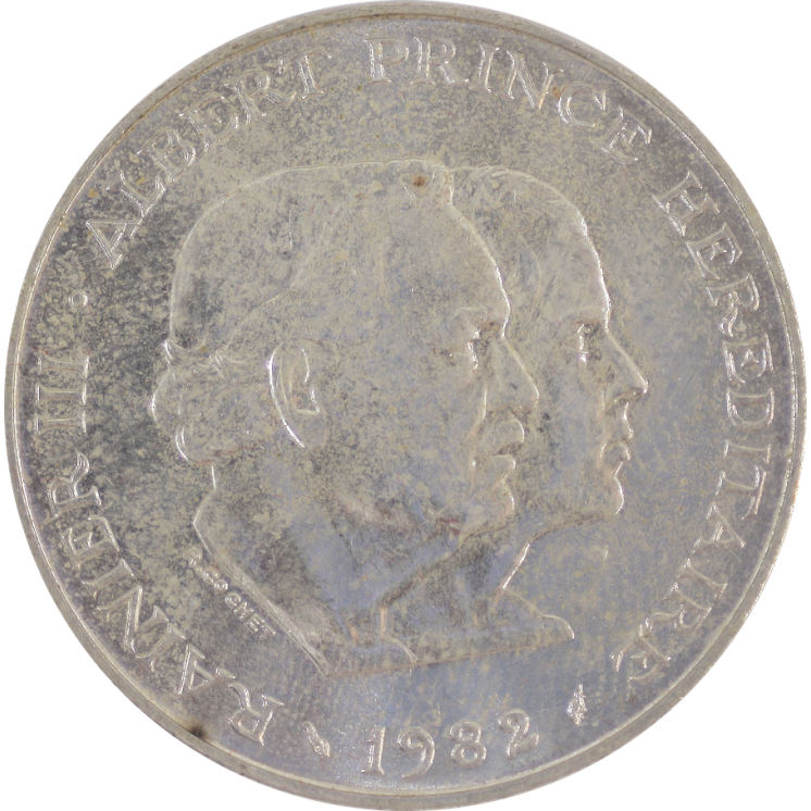 Monaco - Rainier III, Prince Albert, 100 Francs 1982