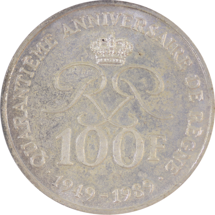 Monaco - Rainier III, 100 Francs 1989