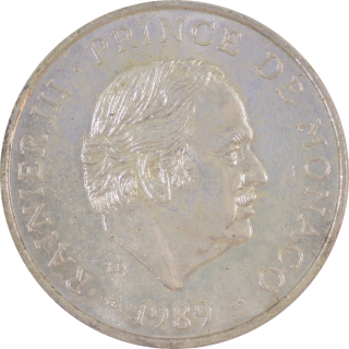 Monaco - Rainier III, 100 Francs 1989