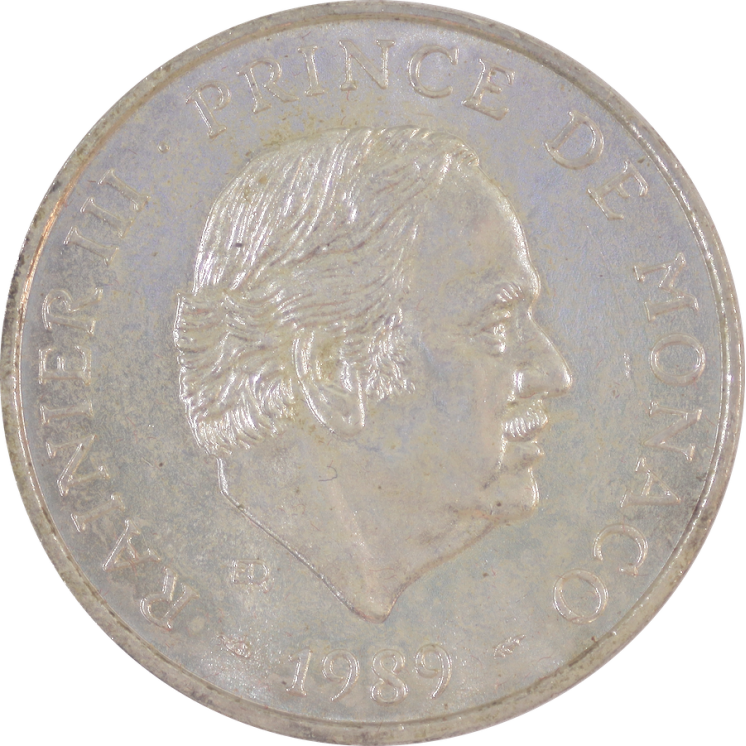 Monaco - Rainier III, 100 Francs 1989