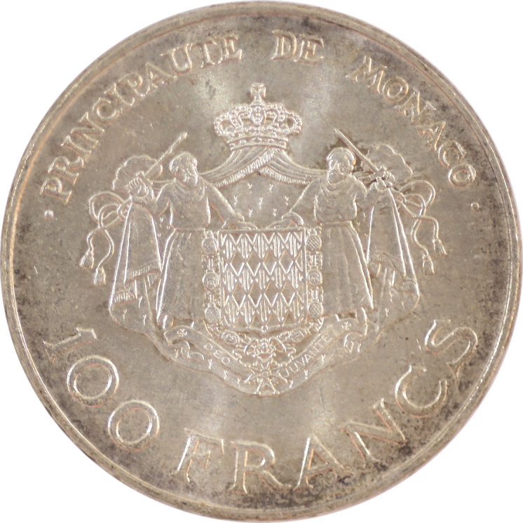 Monaco - Rainier III, Prince Albert, 100 Francs 1982