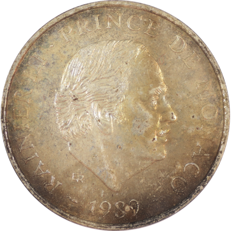 Monaco - Rainier III, 100 Francs 1989