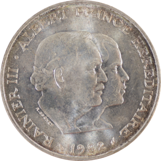 Monaco - Rainier III, Prince Albert, 100 Francs 1982