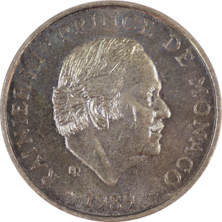 Monaco - Rainier III, 100 Francs 1989