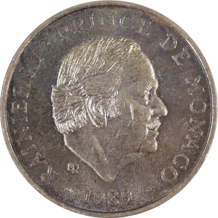 Monaco - Rainier III, 100 Francs 1989