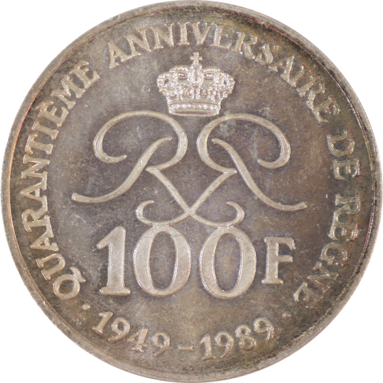 Monaco - Rainier III, 100 Francs 1989