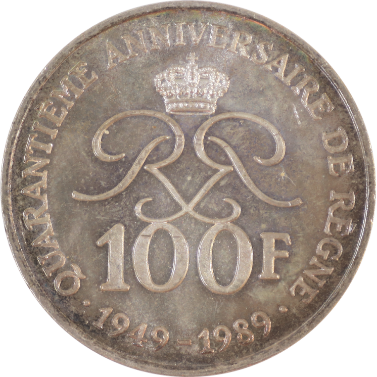 Monaco - Rainier III, 100 Francs 1989