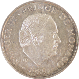 Monaco - Rainier III, 100 Francs 1989