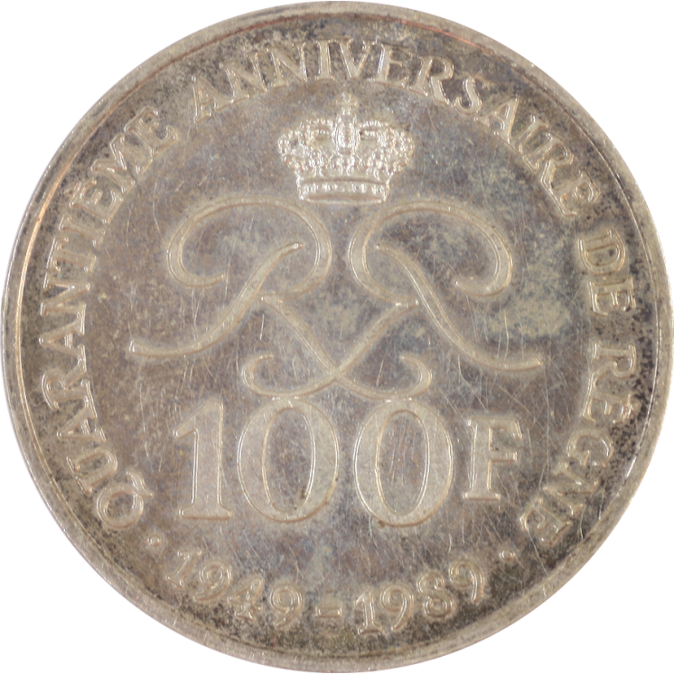 Monaco - Rainier III, 100 Francs 1989