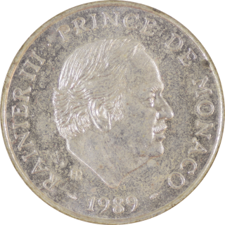 Monaco - Rainier III, 100 Francs 1989