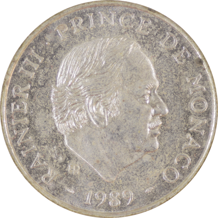 Monaco - Rainier III, 100 Francs 1989