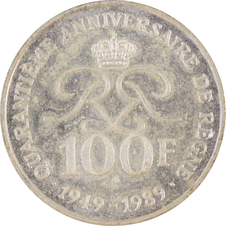 Monaco - Rainier III, 100 Francs 1989