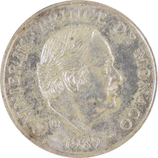 Monaco - Rainier III, 100 Francs 1989