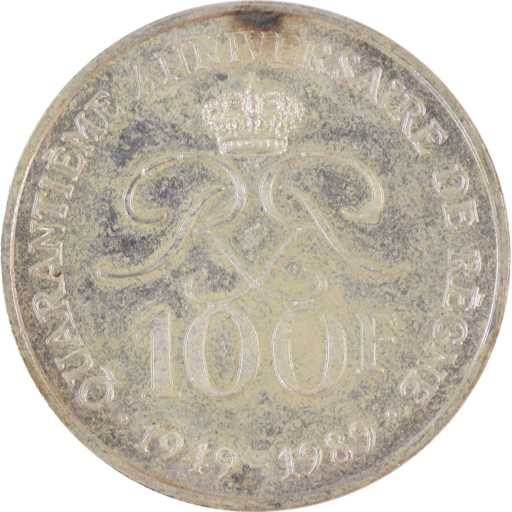 Monaco - Rainier III, 100 Francs 1989