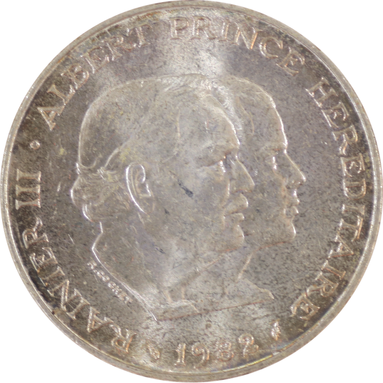 Monaco - Rainier III, Prince Albert, 100 Francs 1982