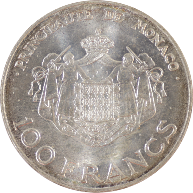 Monaco - Rainier III, Prince Albert, 100 Francs 1982