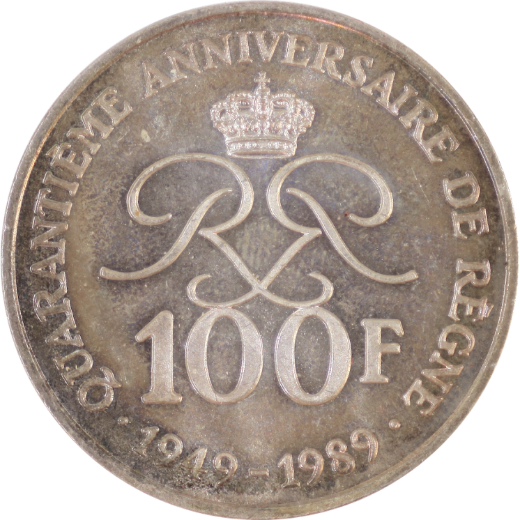 Monaco - Rainier III, 100 Francs 1989