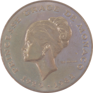 Monaco - 10 Francs Grace Kelly, 1982
