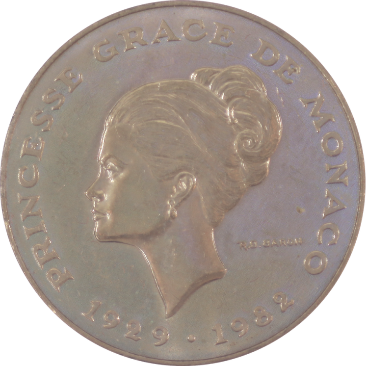 Monaco - 10 Francs Grace Kelly, 1982