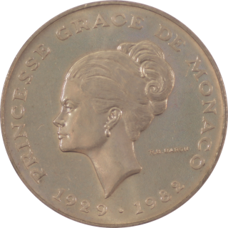 Monaco - 10 Francs Grace Kelly, 1982