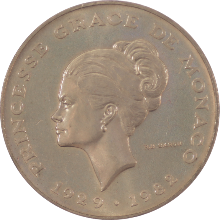 Monaco - 10 Francs Grace Kelly, 1982