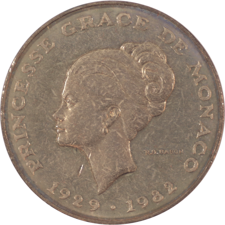 Monaco - 10 Francs Grace Kelly, 1982
