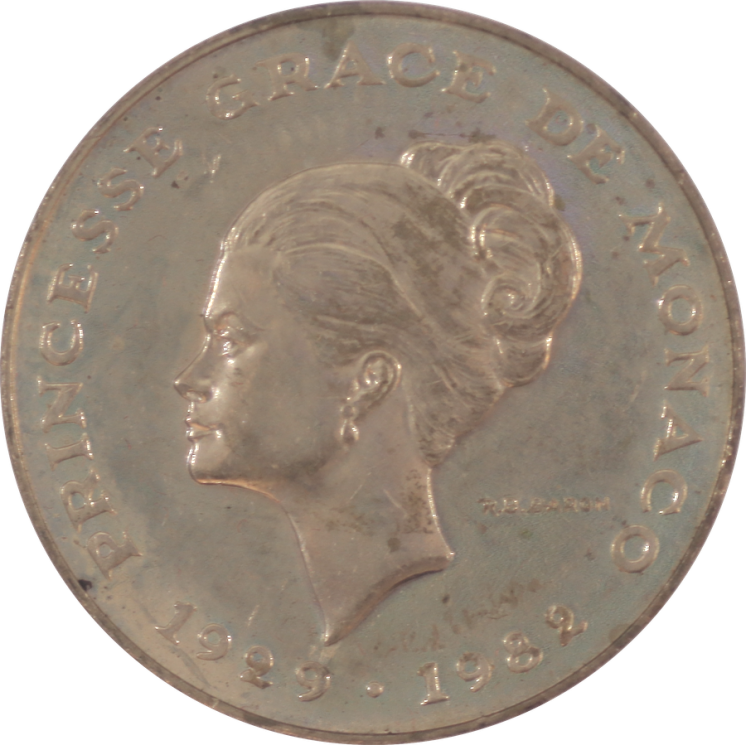 Monaco - 10 Francs Grace Kelly, 1982