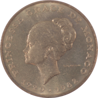 Monaco - 10 Francs Grace Kelly, 1982