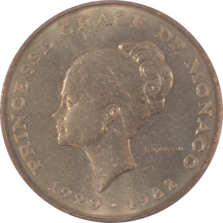 Monaco - 10 Francs Grace Kelly, 1982