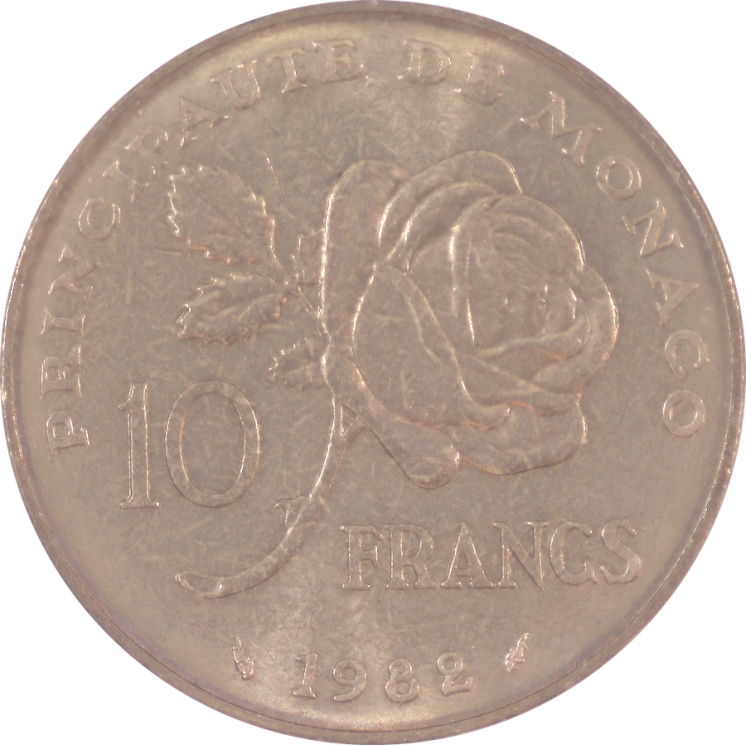 Monaco - 10 Francs Grace Kelly, 1982