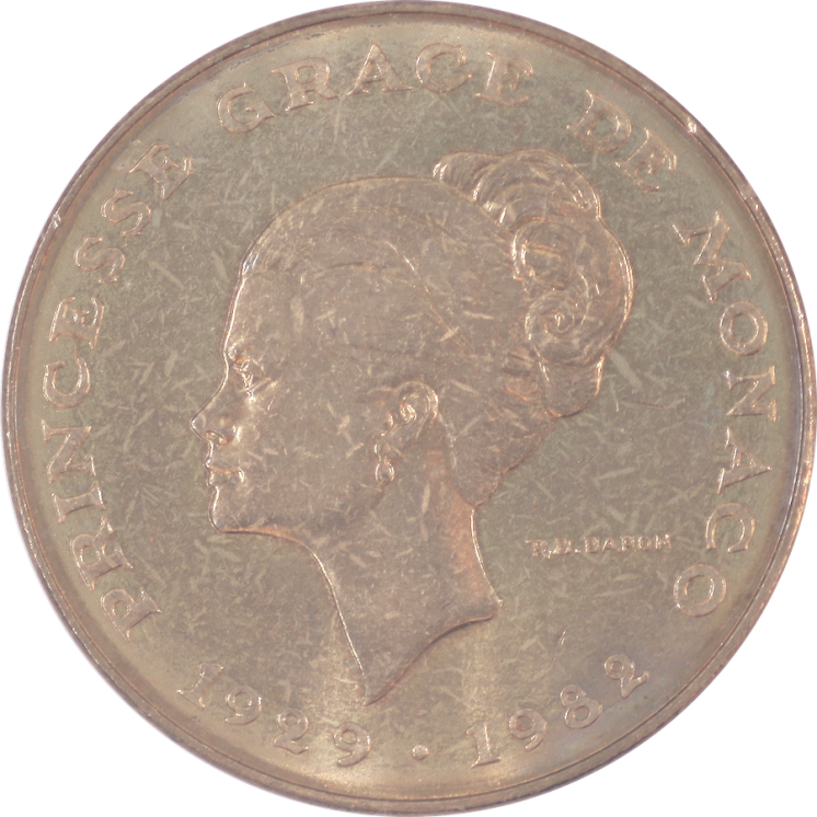 Monaco - 10 Francs Grace Kelly, 1982